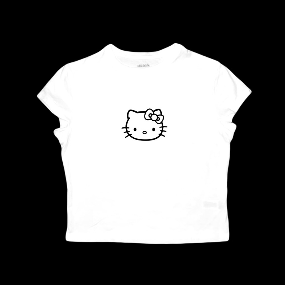 Hello Kitty White medium Woman’s Crop Top